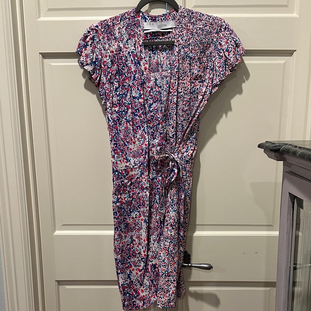 IRO Multicolor Abstract Print Dress